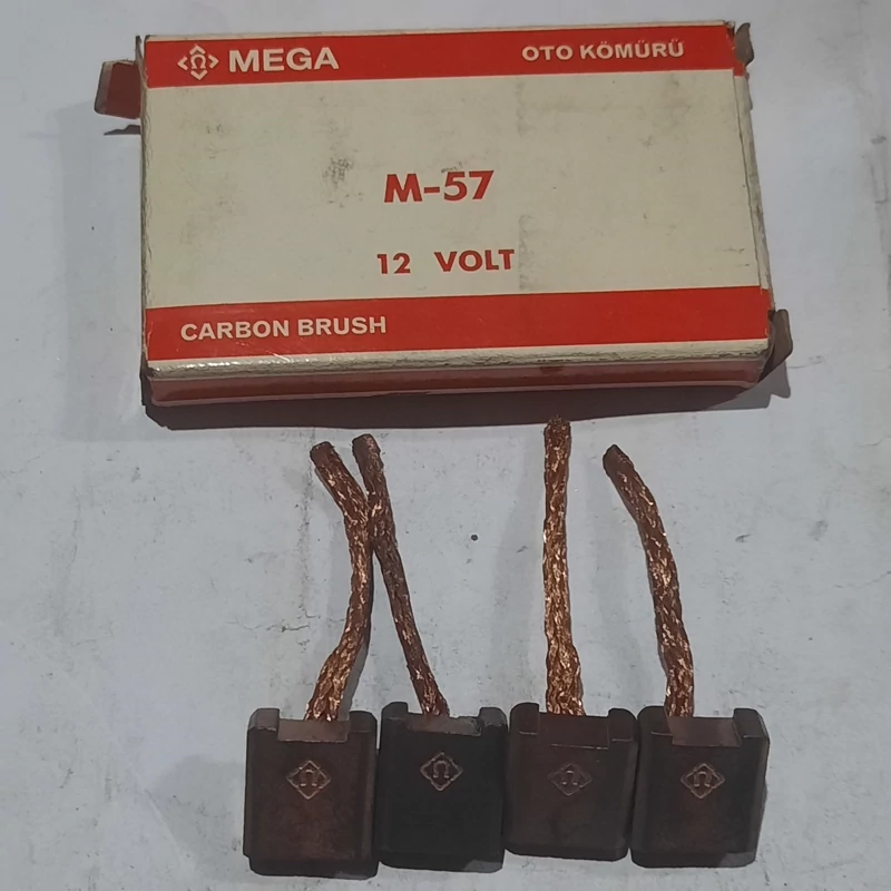 زغال استارت پراید و نیسان نارین کد M 57 برند مگا اصلی