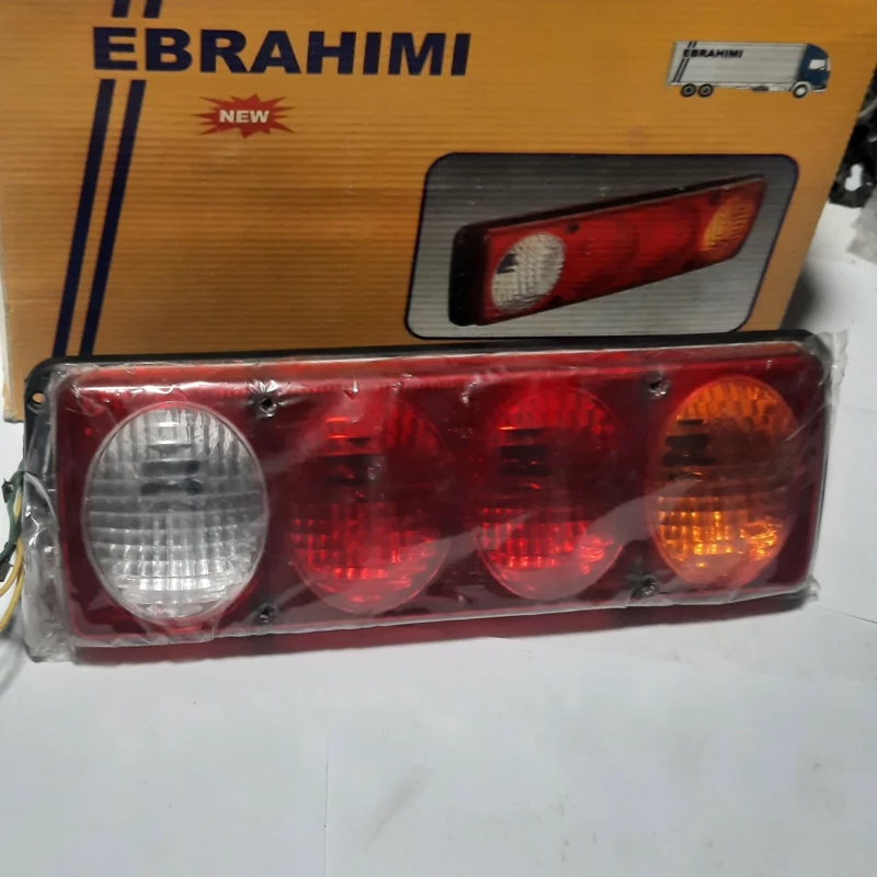 چراغ خطر 4 خانه 4 لامپ تخم مرغی طرح لیزری برند ابراهیمی
