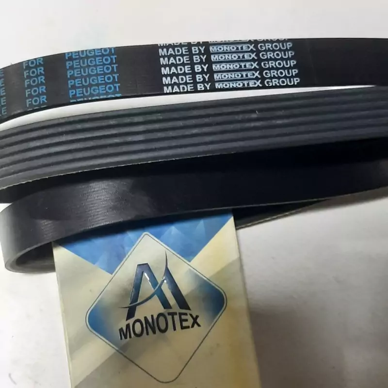 تسمه دینام پژو 206 تیپ دو 6PK1565  برند MONOTEX